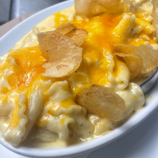 Baked Mac & Cheese.