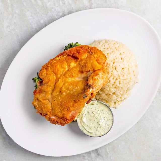 Pan Roasted Half Chicken.
