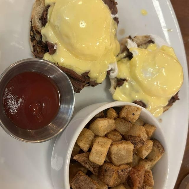 Braised Short Rib Benny.