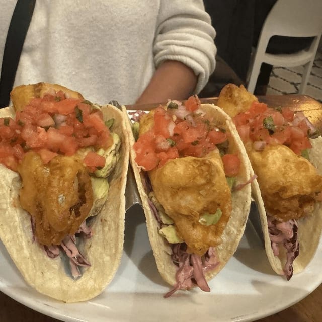 Fish Tacos.